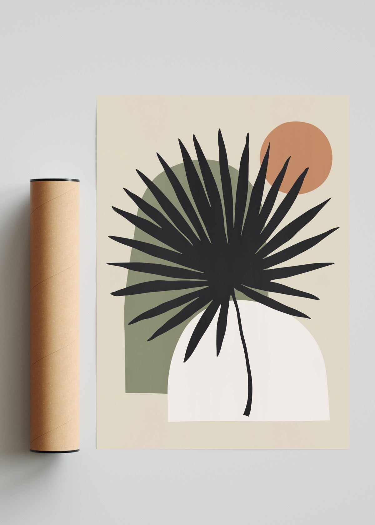 Composicion floral 4 - Retrato solo print