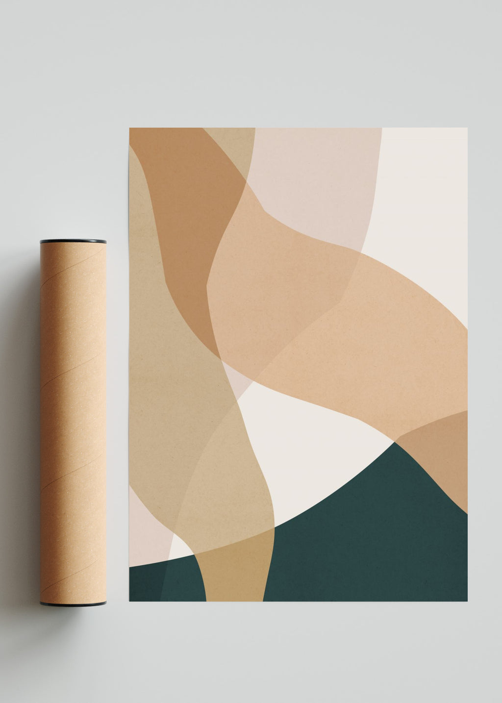 Bohemio abstracto 2 - Retrato solo print