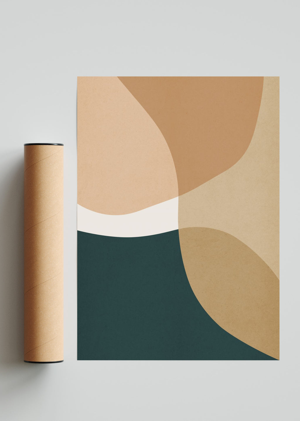 Bohemio abstracto 4 - Retrato solo print