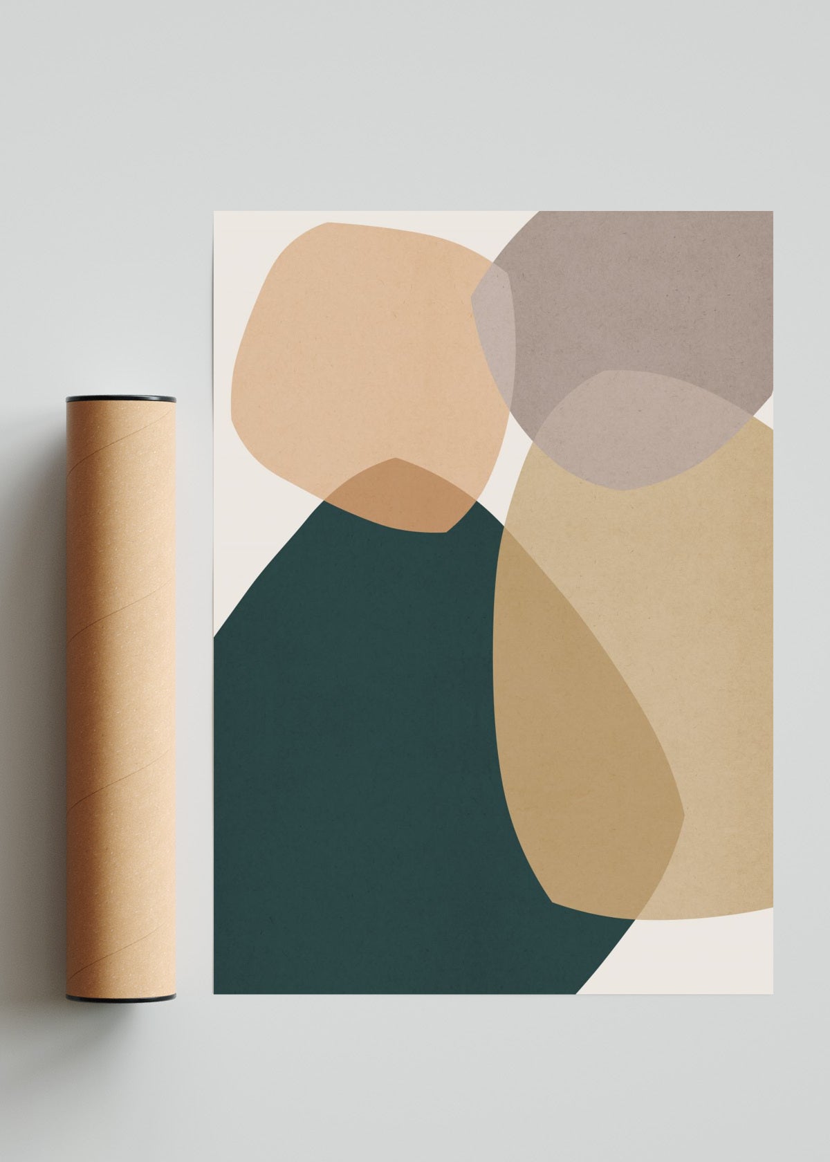 Bohemio abstracto 6 - Retrato solo print