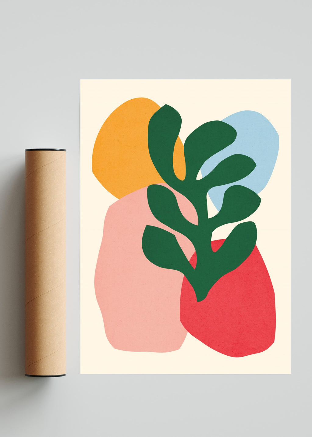Flores matisse 1 - Retrato solo print