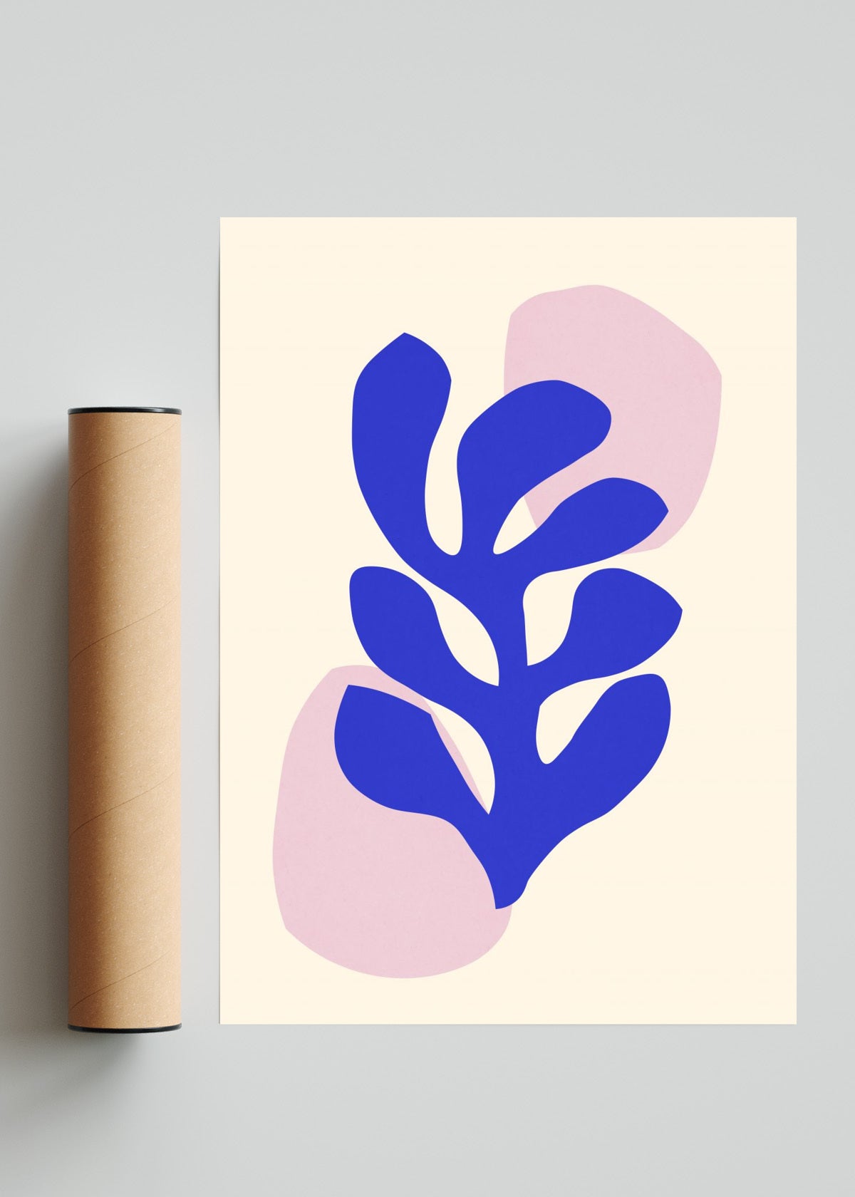 Flores matisse 2 - Retrato solo print