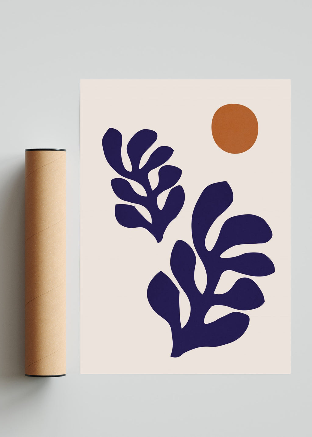 Flores matisse 4 - Retrato solo print