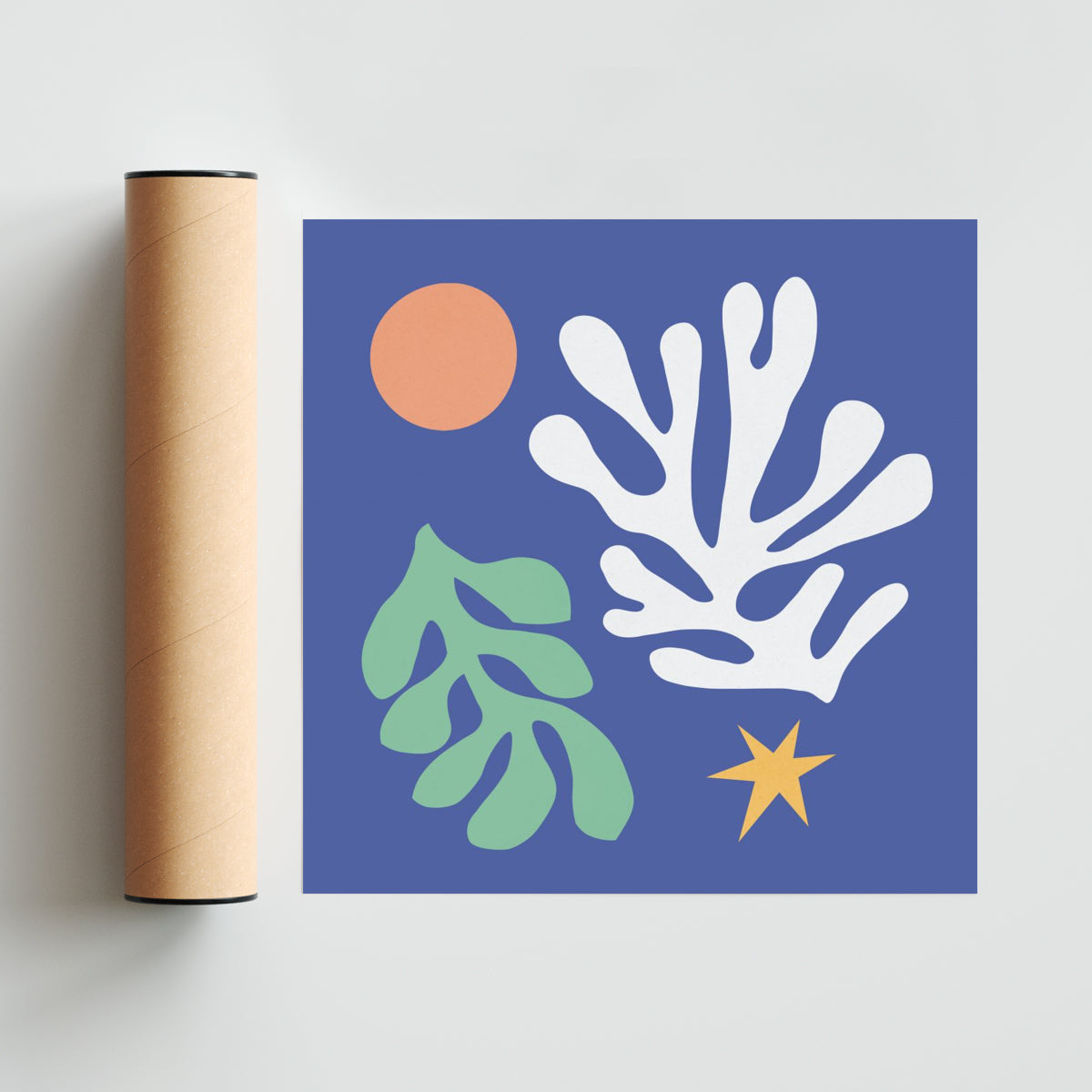 Flores matisse 6 - Cuadrado solo print