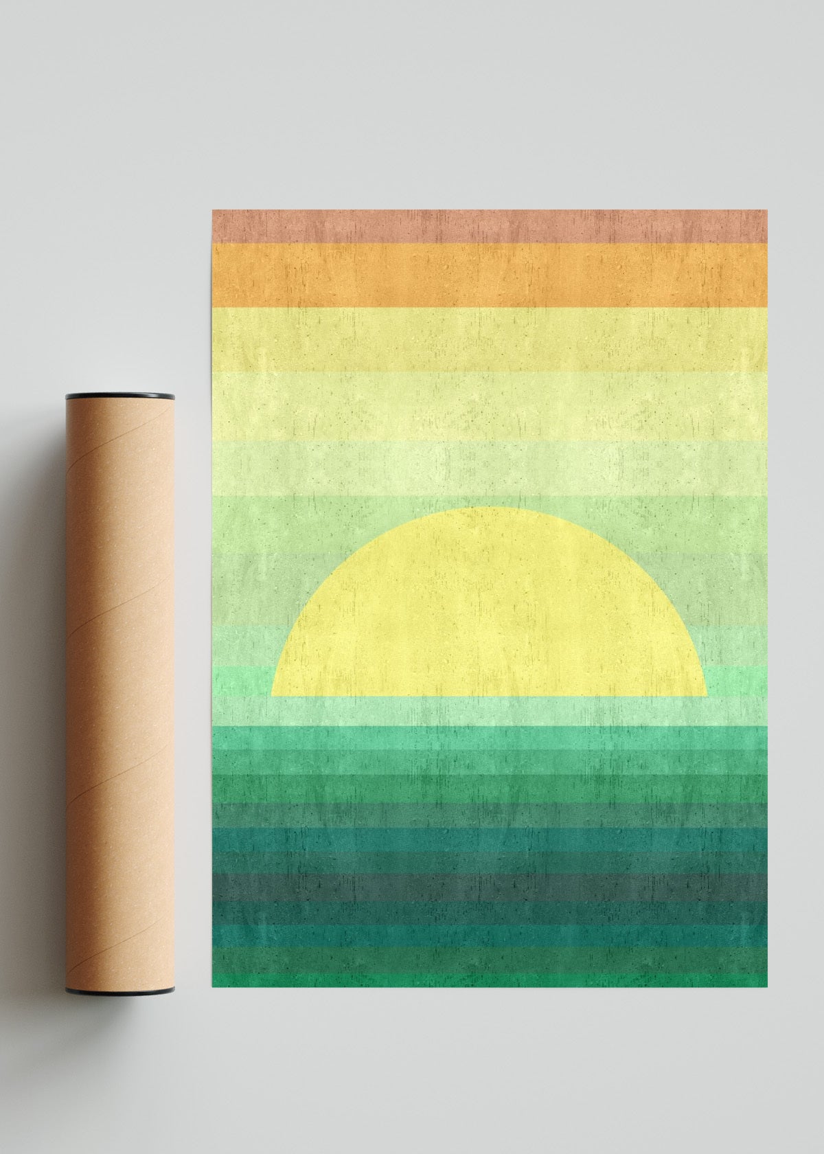 Paisaje geométrico 1 - Retrato solo print