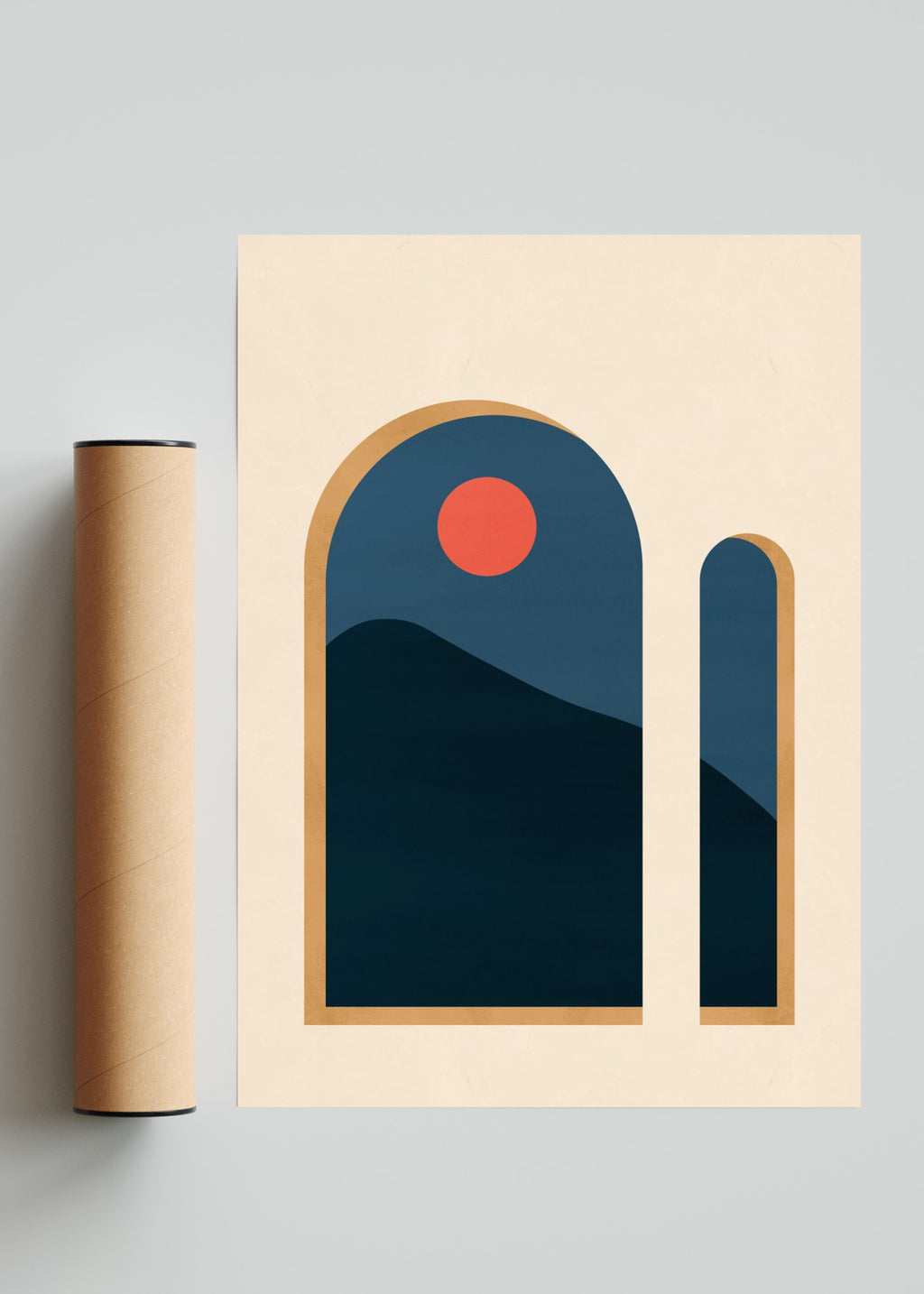 Santorini 3 - Retrato solo print