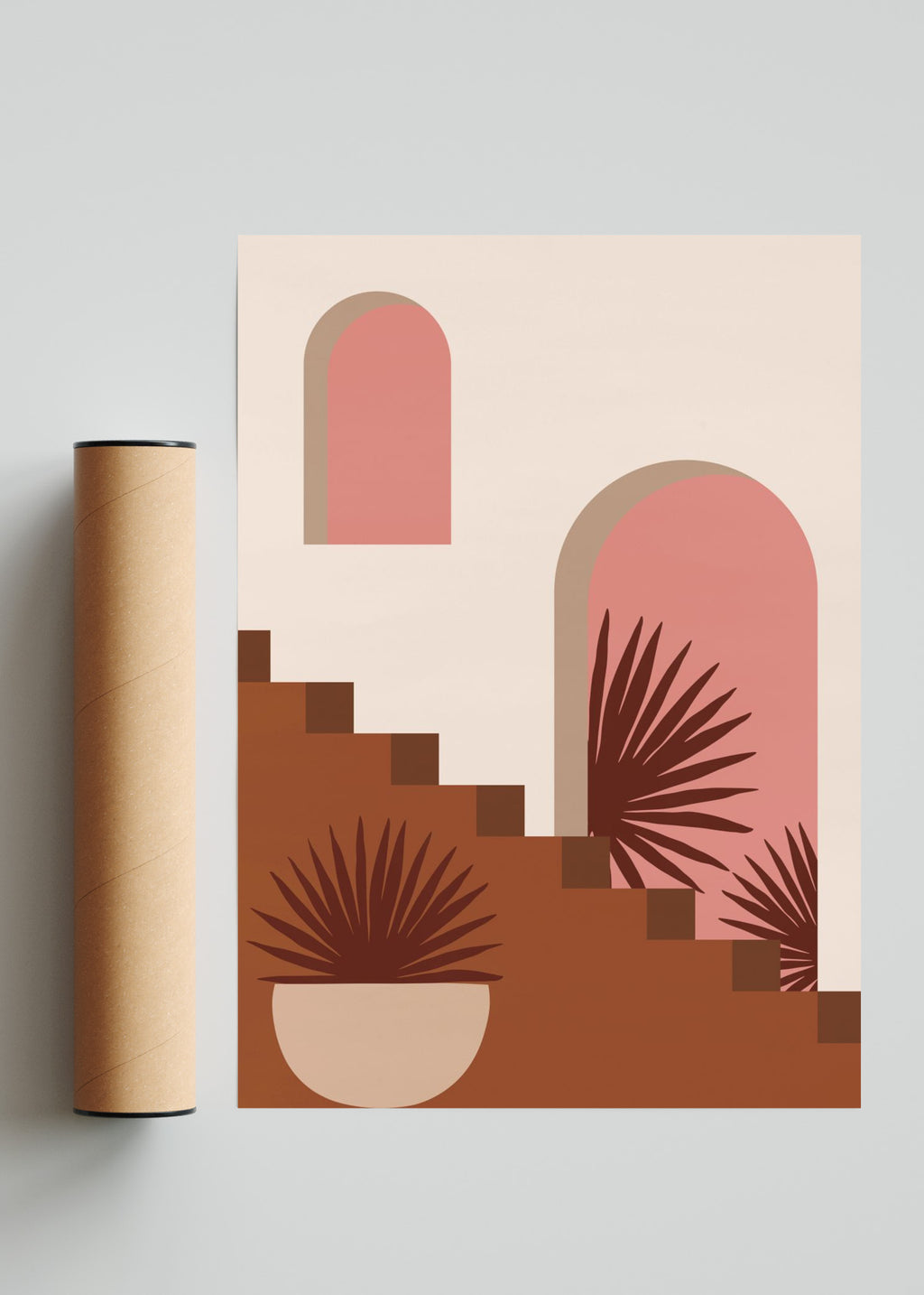 Santorini 4 - Retrato solo print