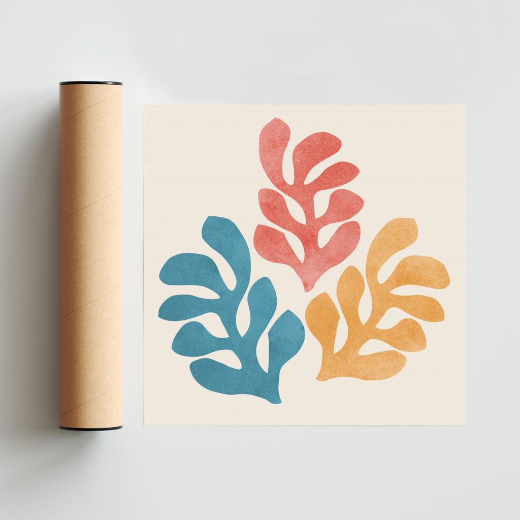 Flores matisse 8 - Cuadrado solo print