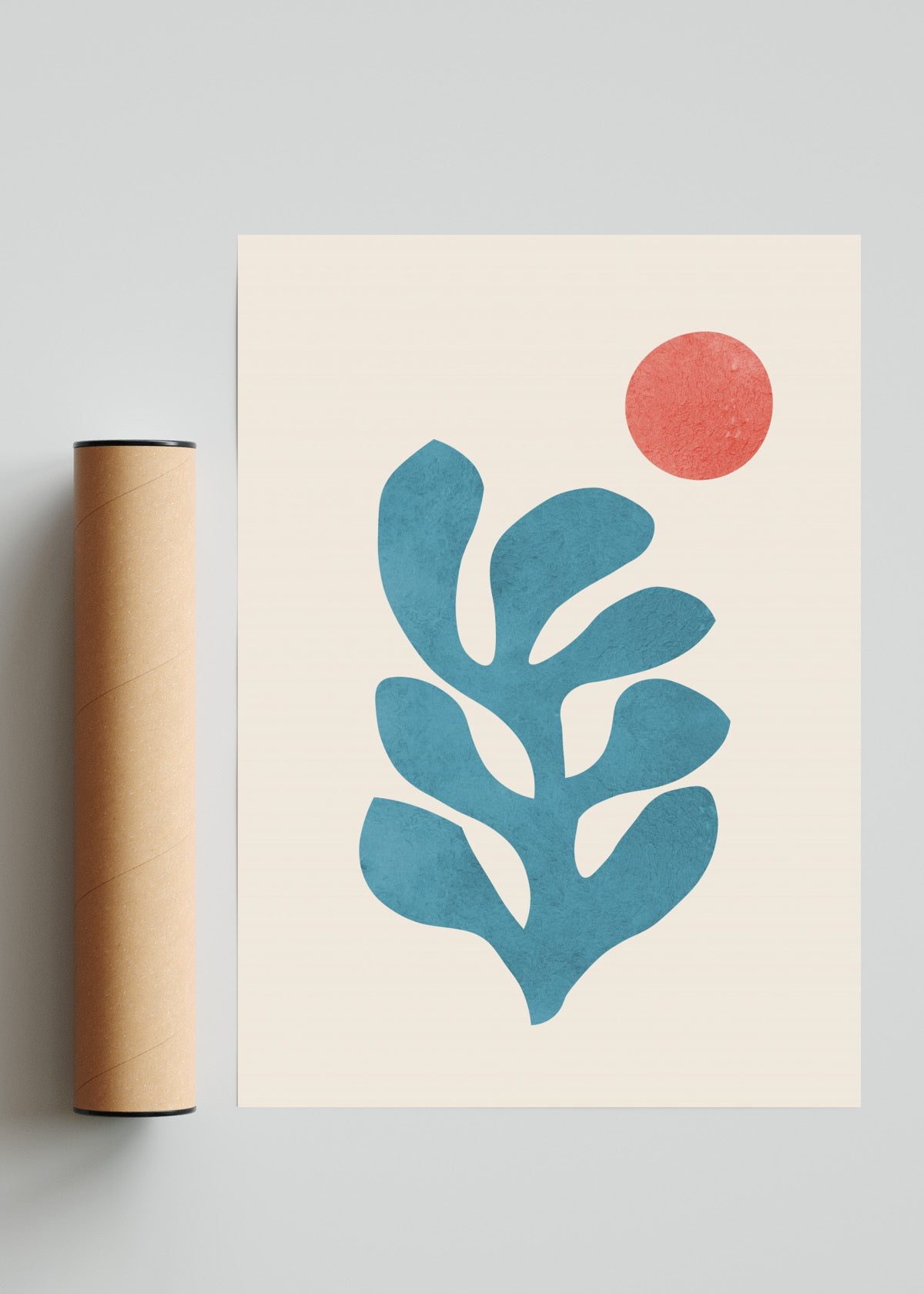 Flores matisse 9 - Retrato solo print