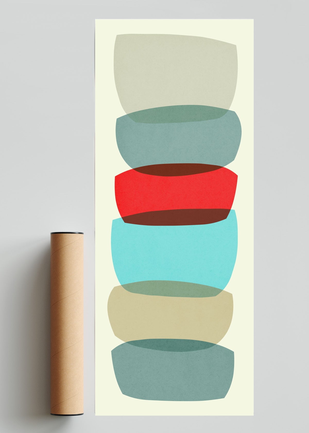 Formas abstractas 19 - PanoV solo print