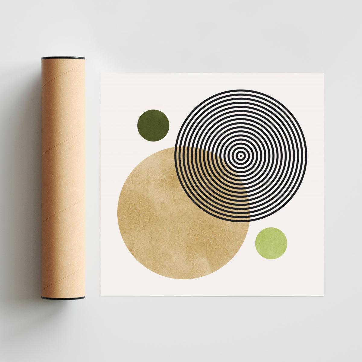 Arte circular 3 - Cuadrado solo print