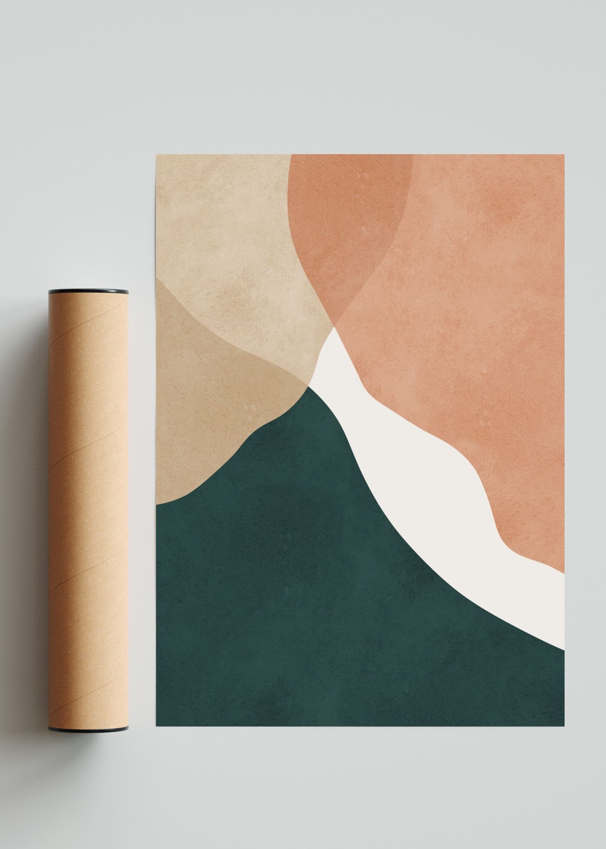 Bohemio abstracto 9 - Retrato solo print