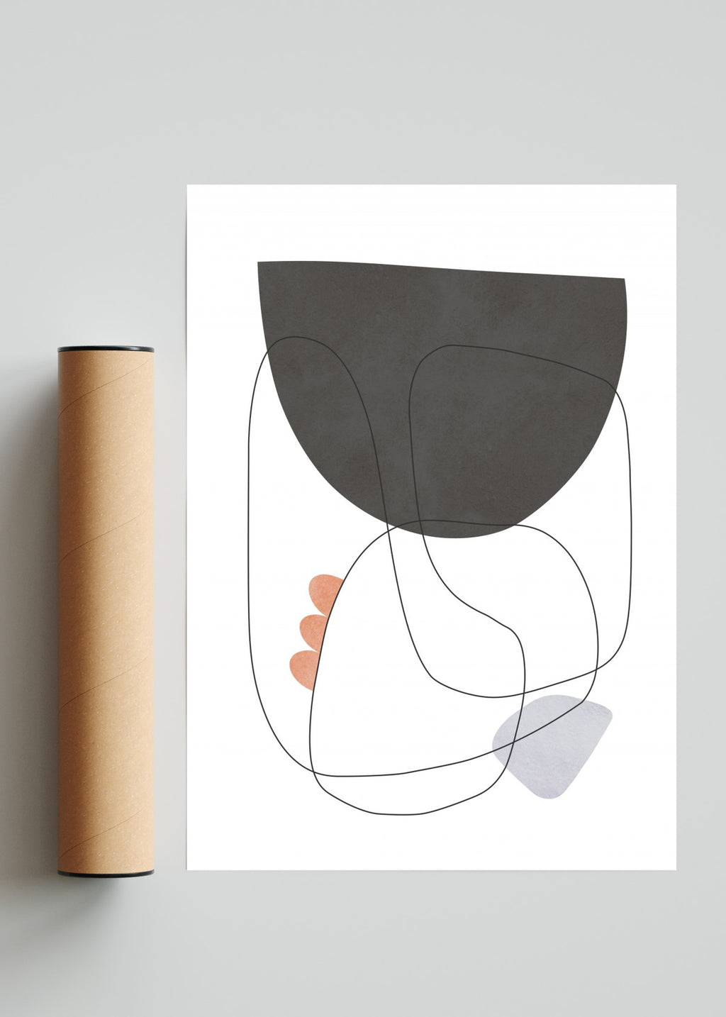 Formas y lineas 4 - Retrato solo print