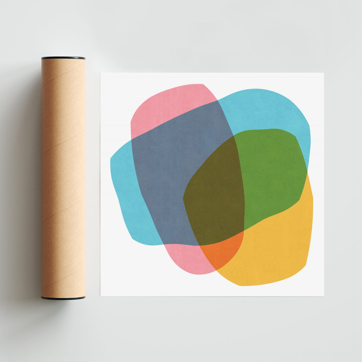 Formas abstractas 22 - Cuadrado solo print