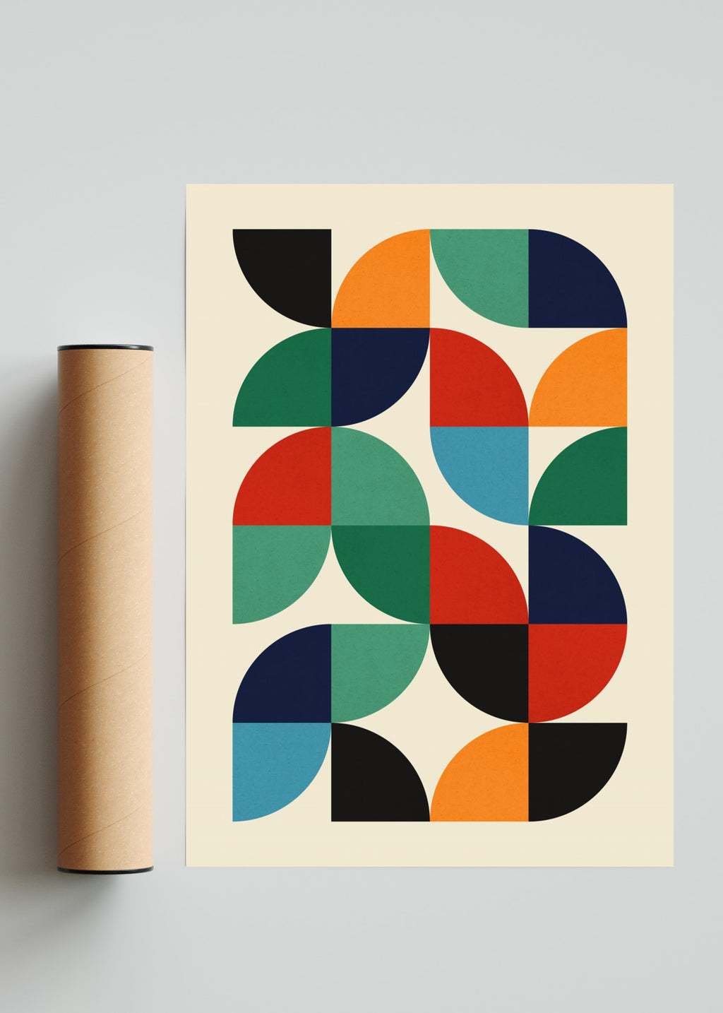 Arte circular 4 - Retrato solo print