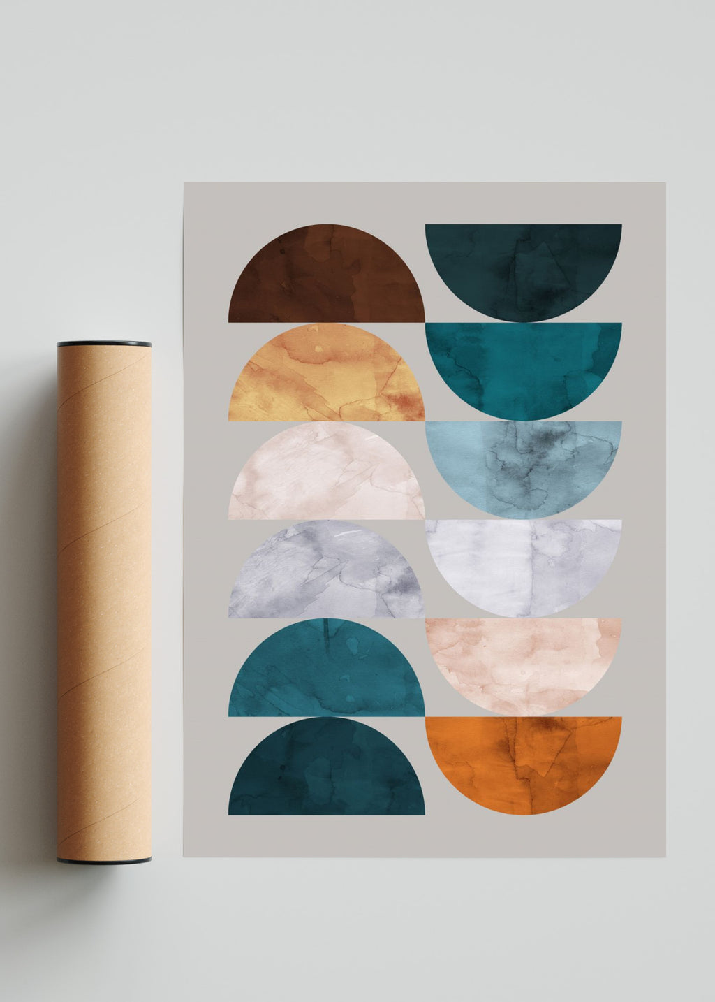 Arte circular 5 - Retrato solo print