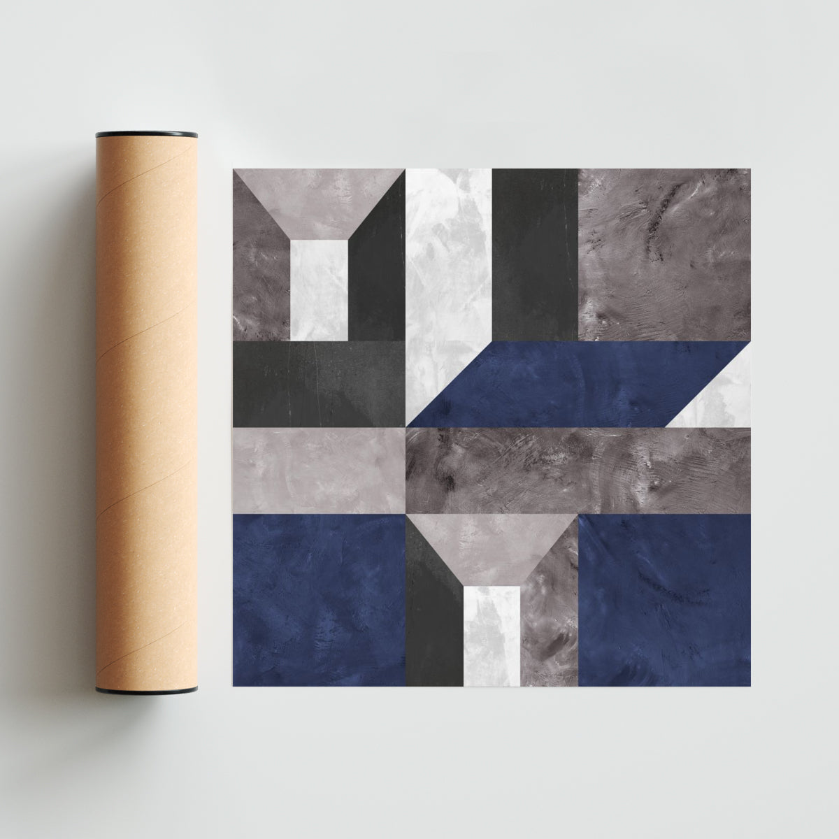 Texturas geométricas 1 - Cuadrado solo print