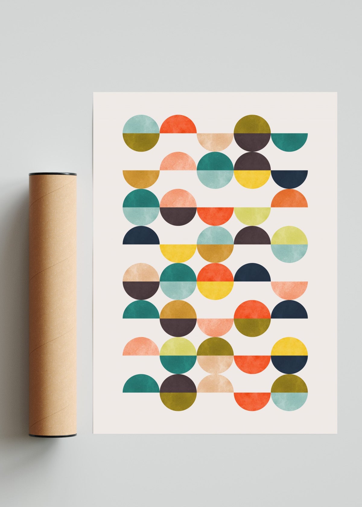 Arte circular 9 - Retrato solo print