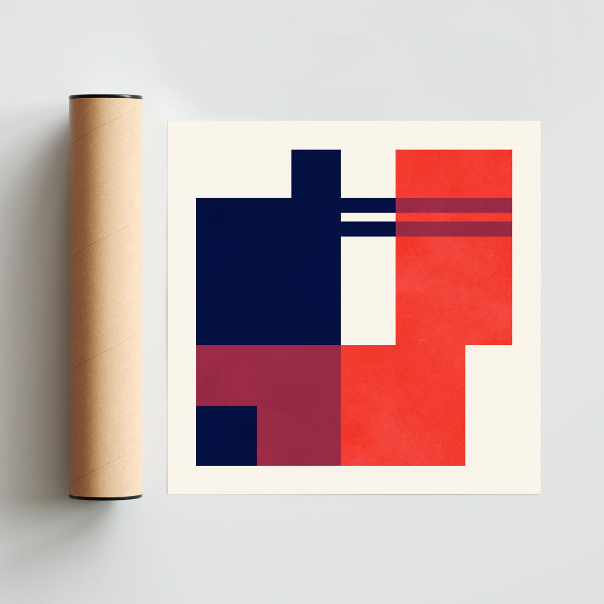 Capas contrastantes 2 - Cuadrado solo print