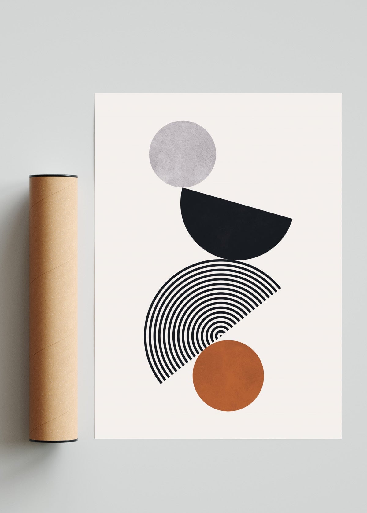Círculos en equilibrio 3 - Retrato solo print