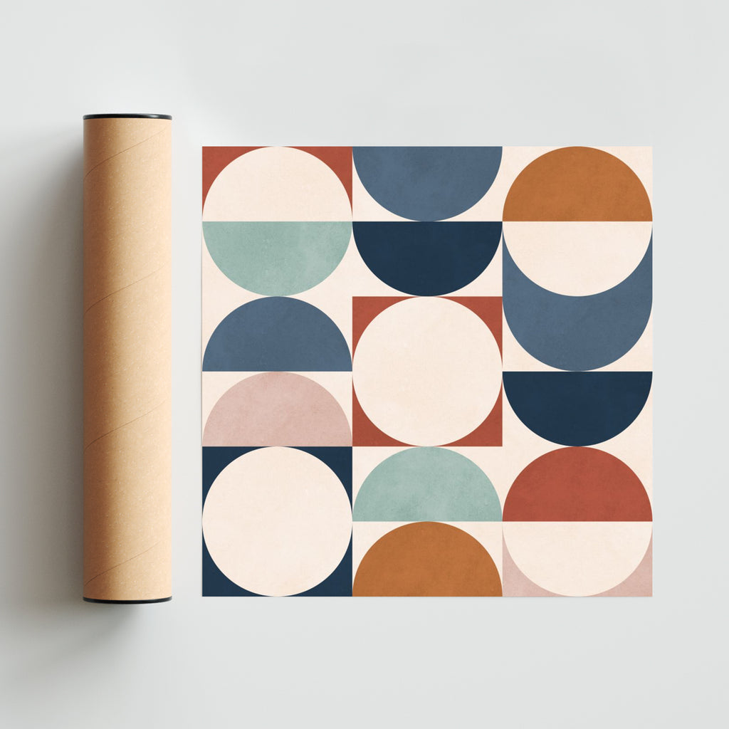 Arte circular 17 - Cuadrado solo print