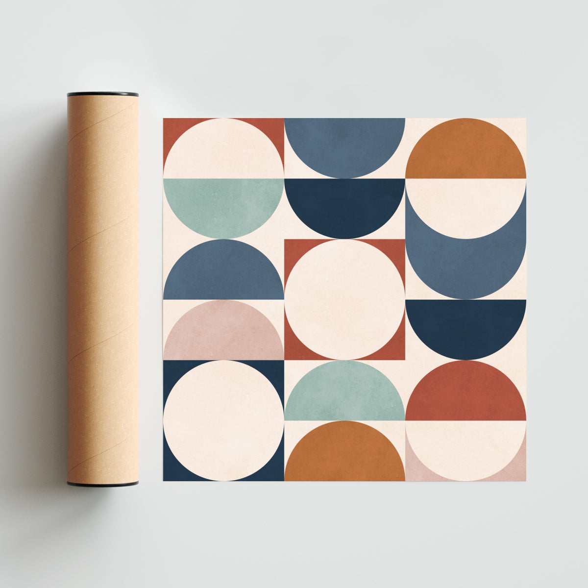 Arte circular 17 - Cuadrado solo print