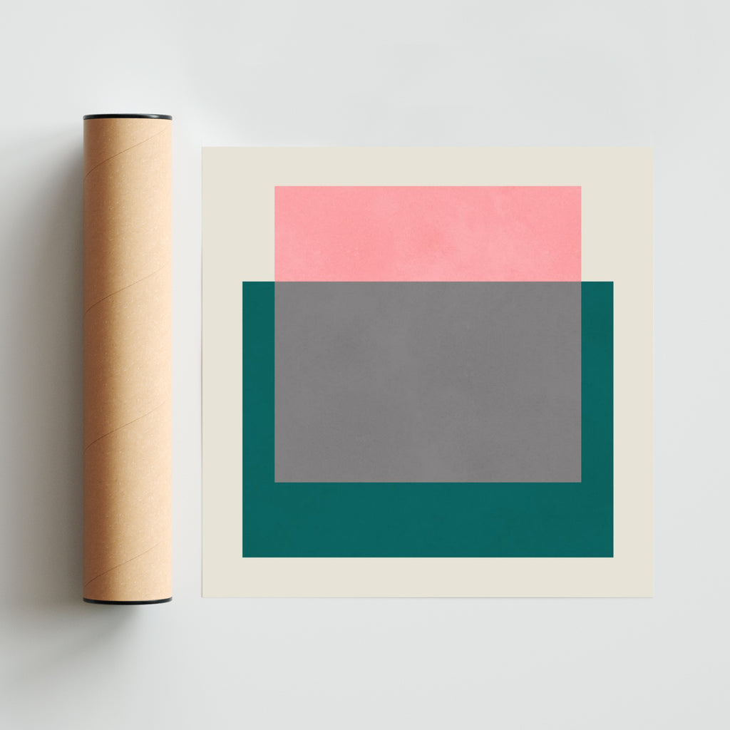 Contraste geométrico VI - Cuadrado solo print