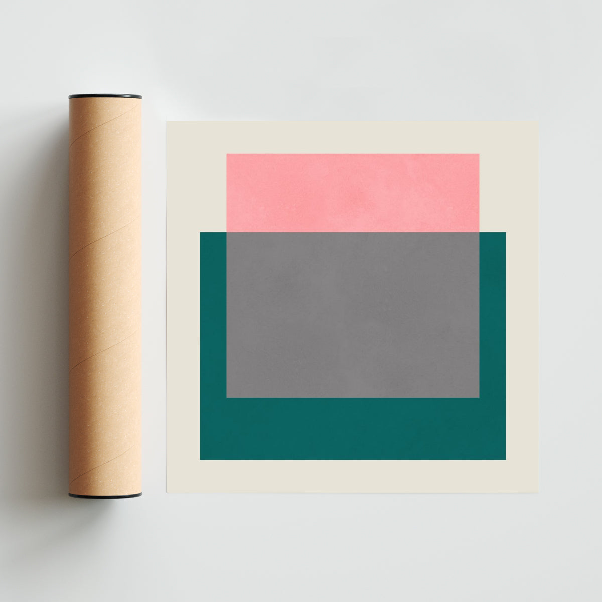 Contraste geométrico VI - Cuadrado solo print