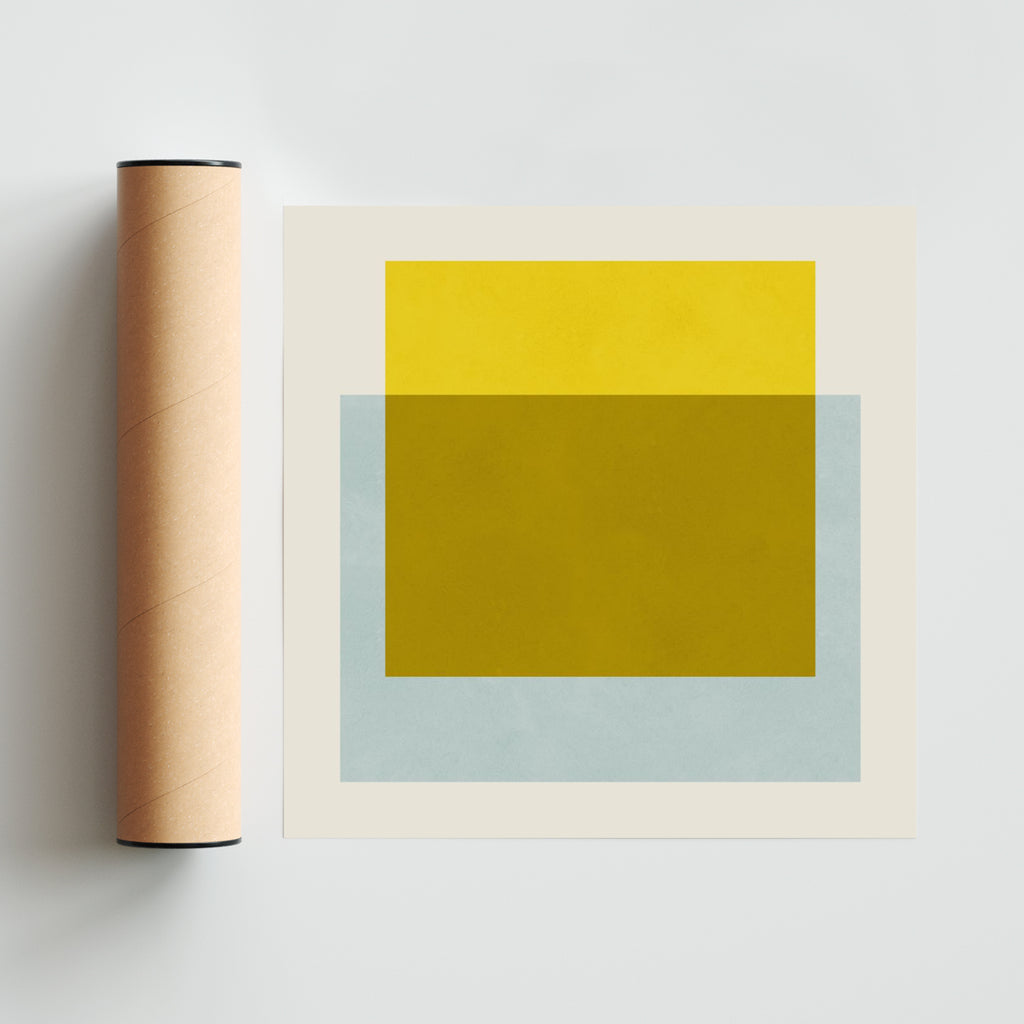 Contraste geométrico VII - Cuadrado solo print