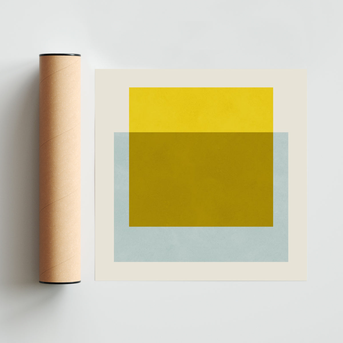 Contraste geométrico VII - Cuadrado solo print