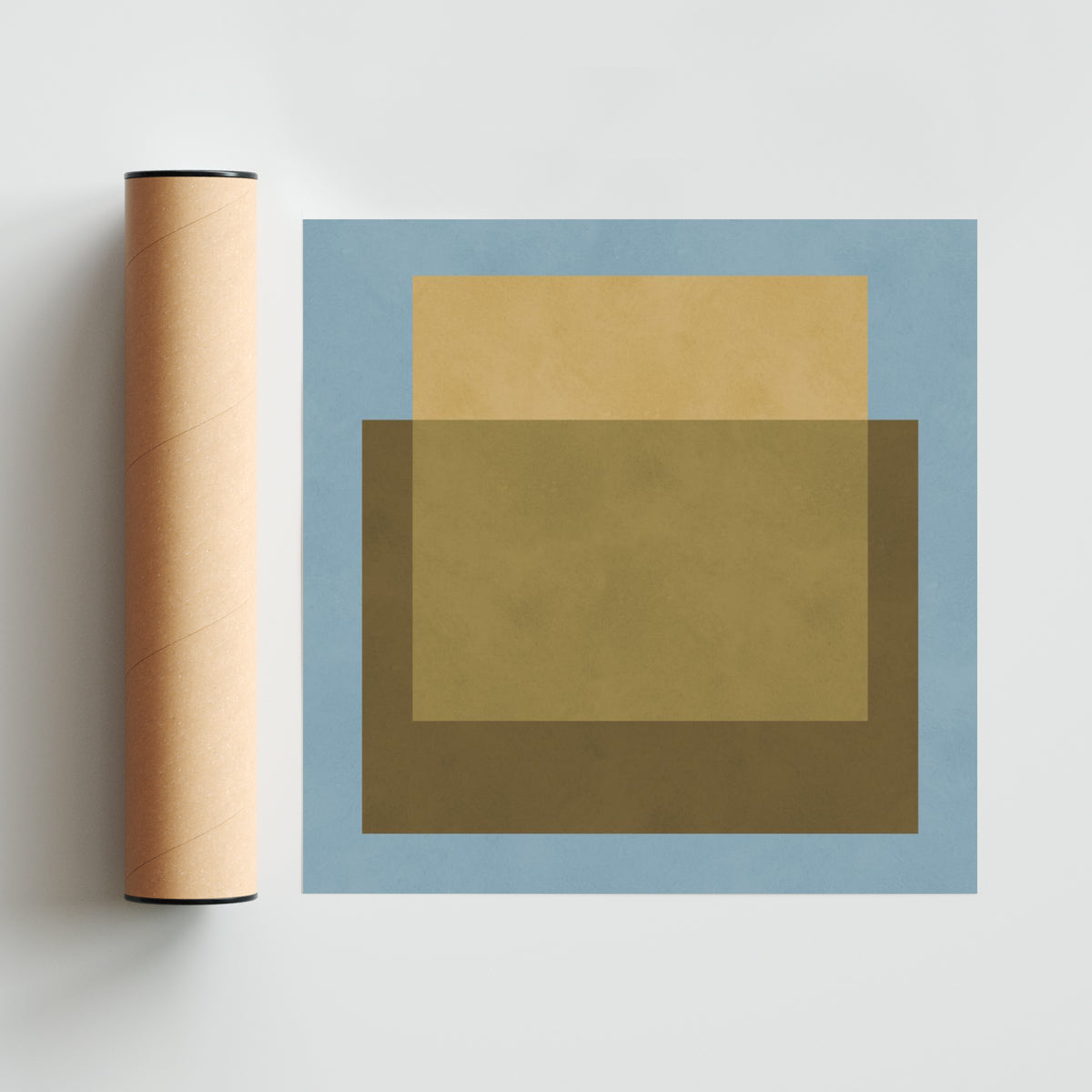 Contraste geométrico VIII - Cuadrado solo print