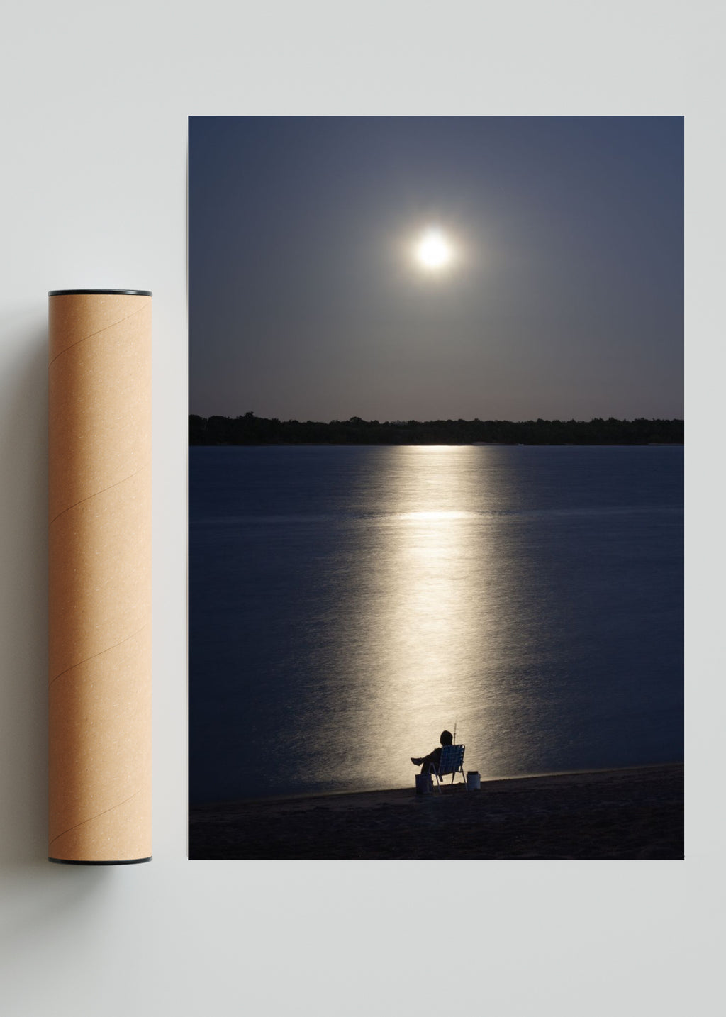 Luna del pescador - FotoV Solo print