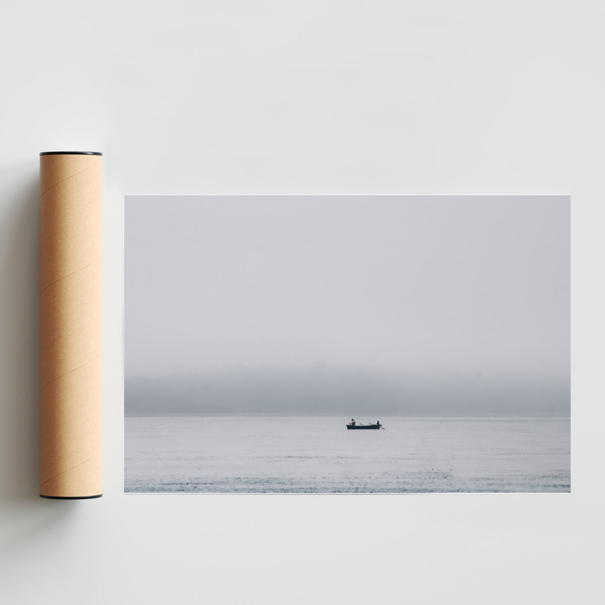 Pescador entre la niebla - FotoH solo print