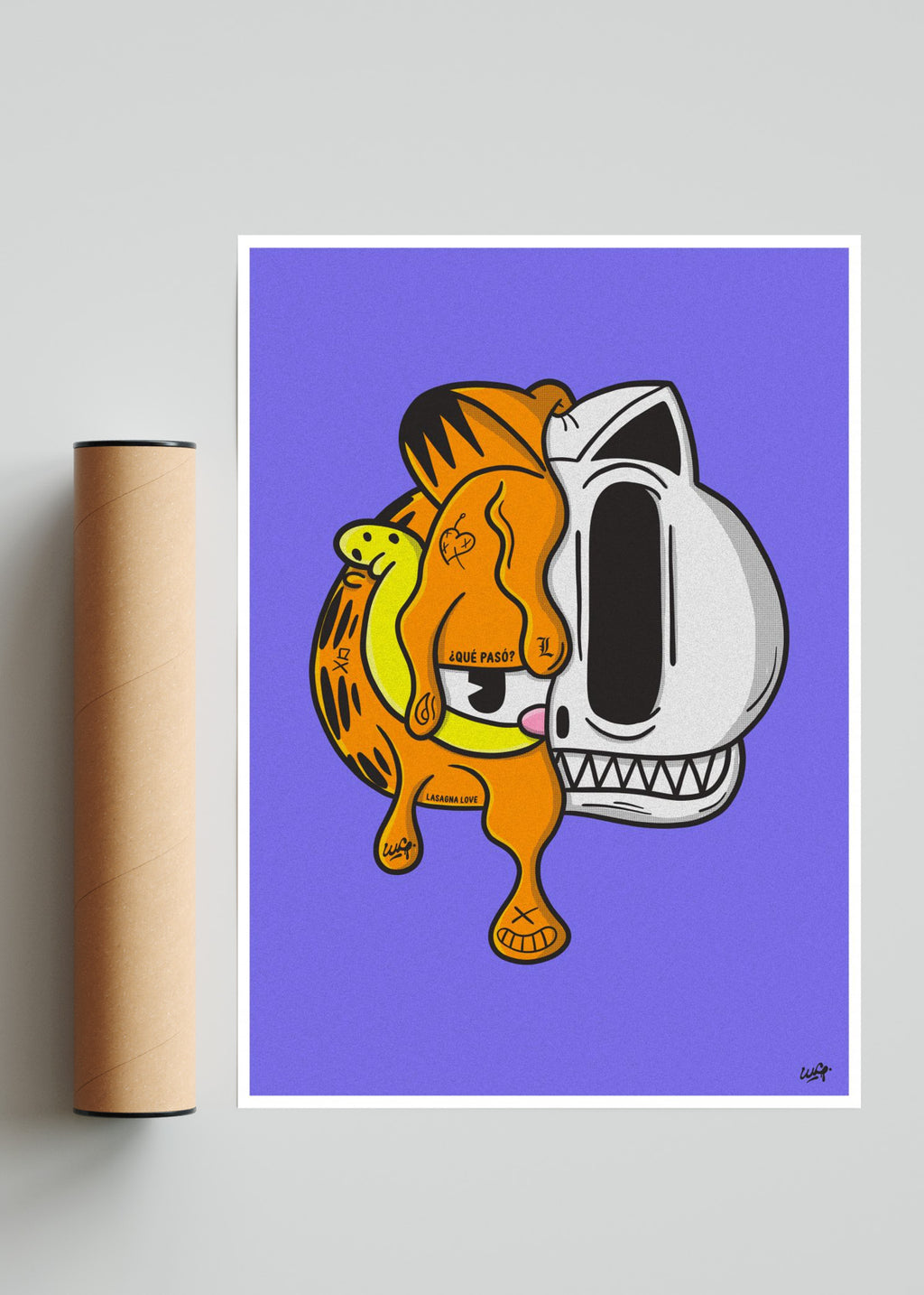 GARFIO CHORREANTE - Retrato solo print