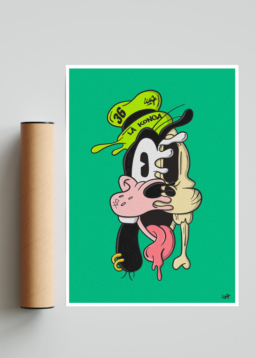 GUFFO CHORREANTE - Retrato solo print