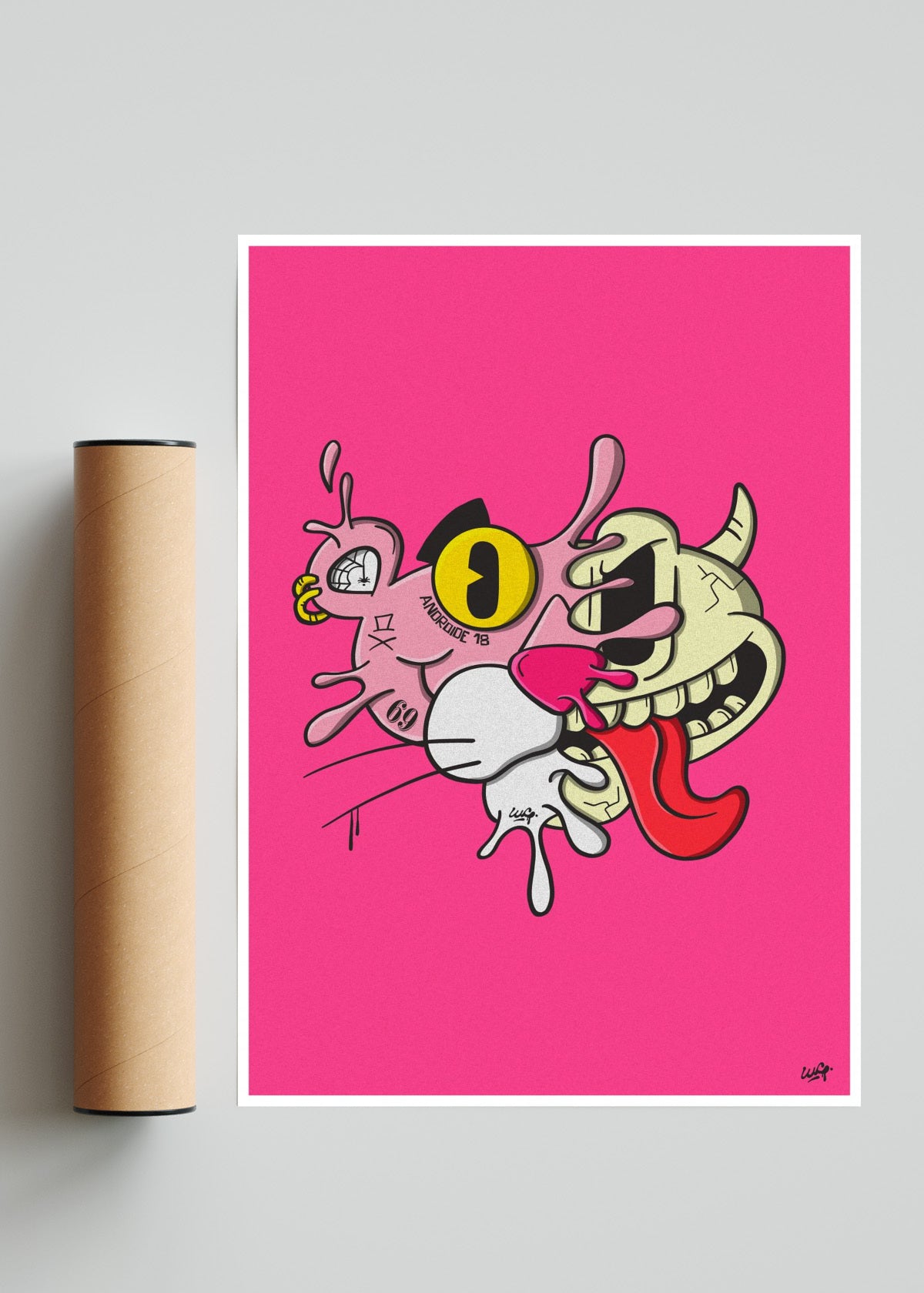 ROSA CHORREANTE - Retrato solo print