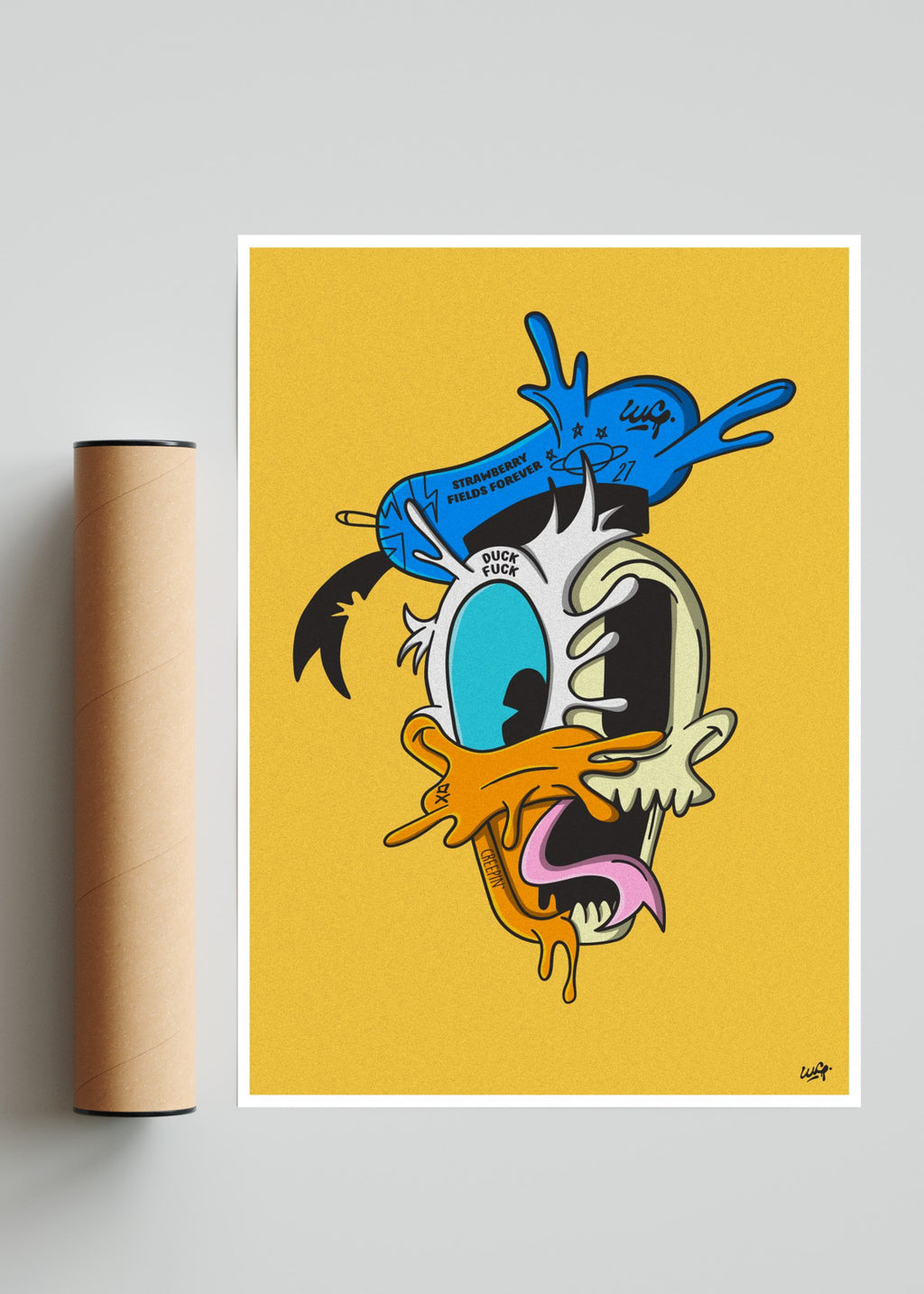 PATO CHORREANTE - Retrato solo print