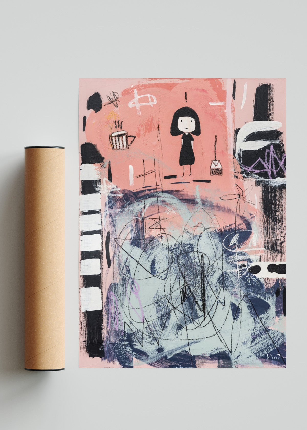 My place in the world - 03 - Retrato solo print