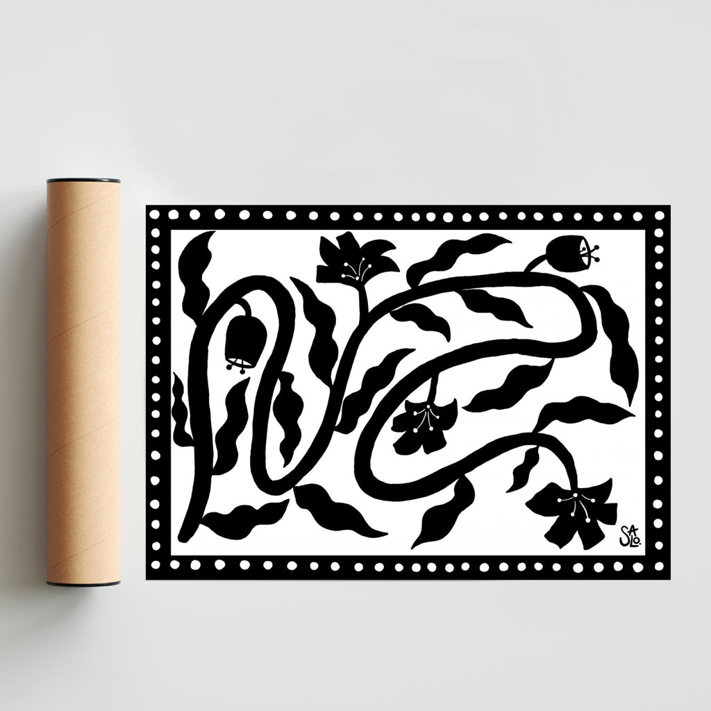 FLORAL I - Paisaje Solo print