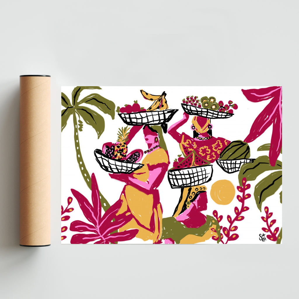 PALANQUERAS - Paisaje Solo print