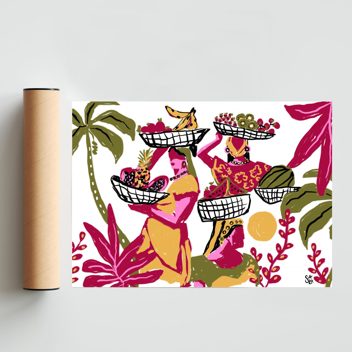 PALANQUERAS - Paisaje Solo print