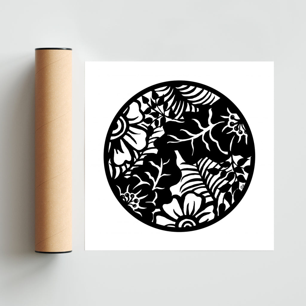 Calado - Cuadrado solo print