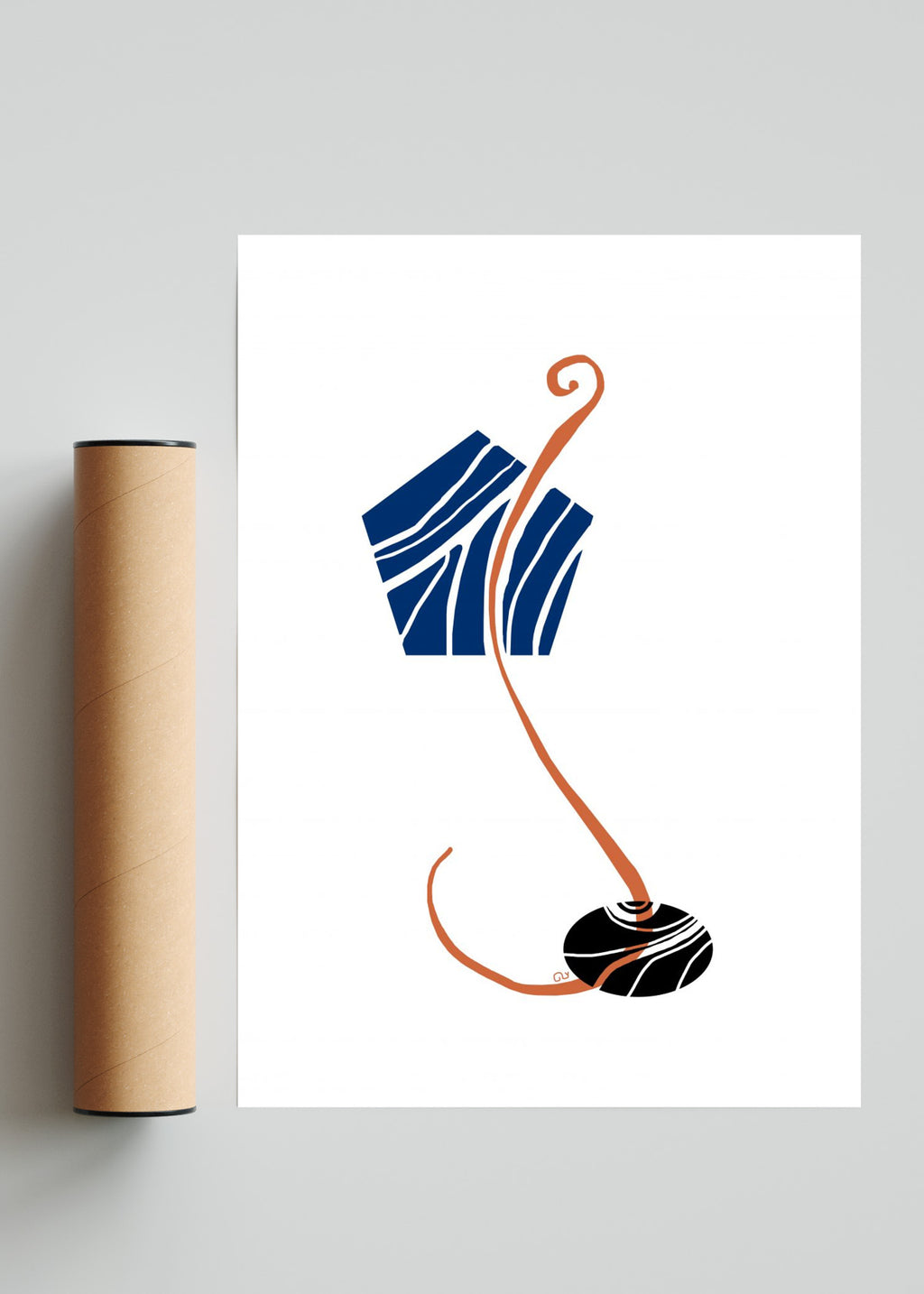 Abstracto 5 - Retrato solo print