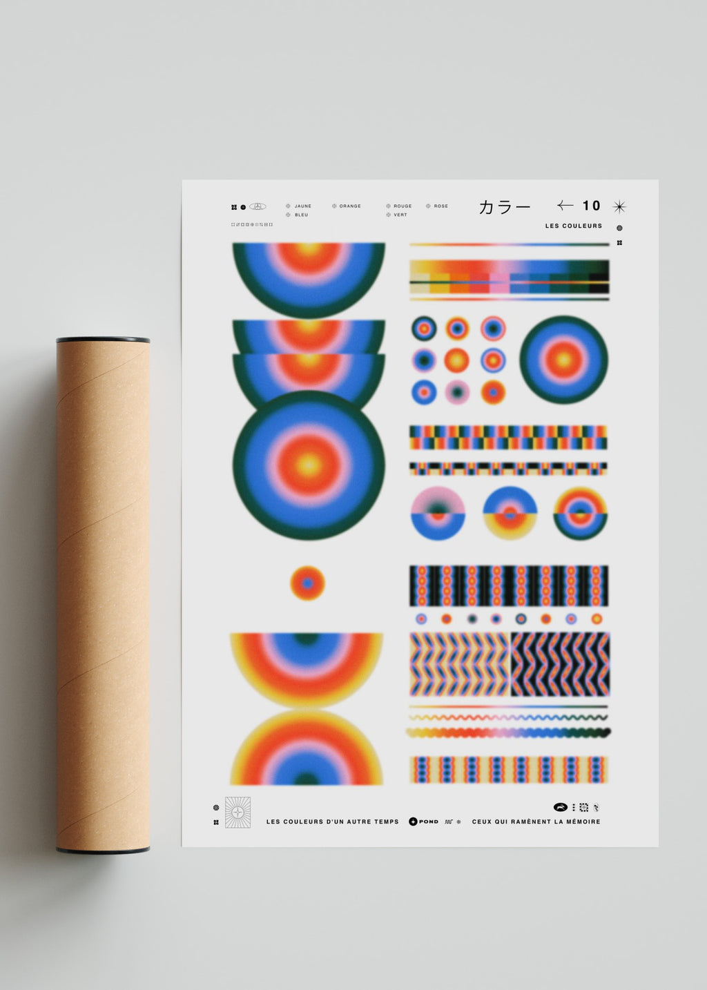 Los colores de otro tiempo - Retrato solo print