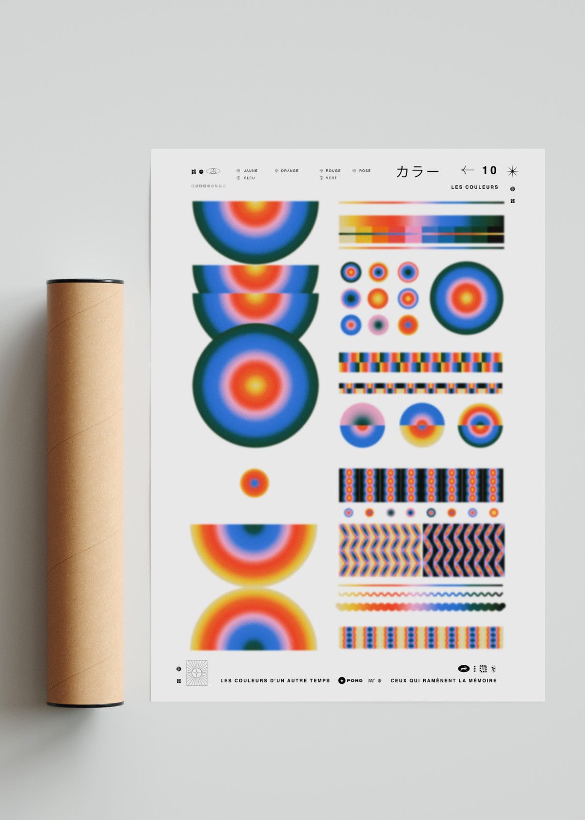 Los colores de otro tiempo - Retrato solo print