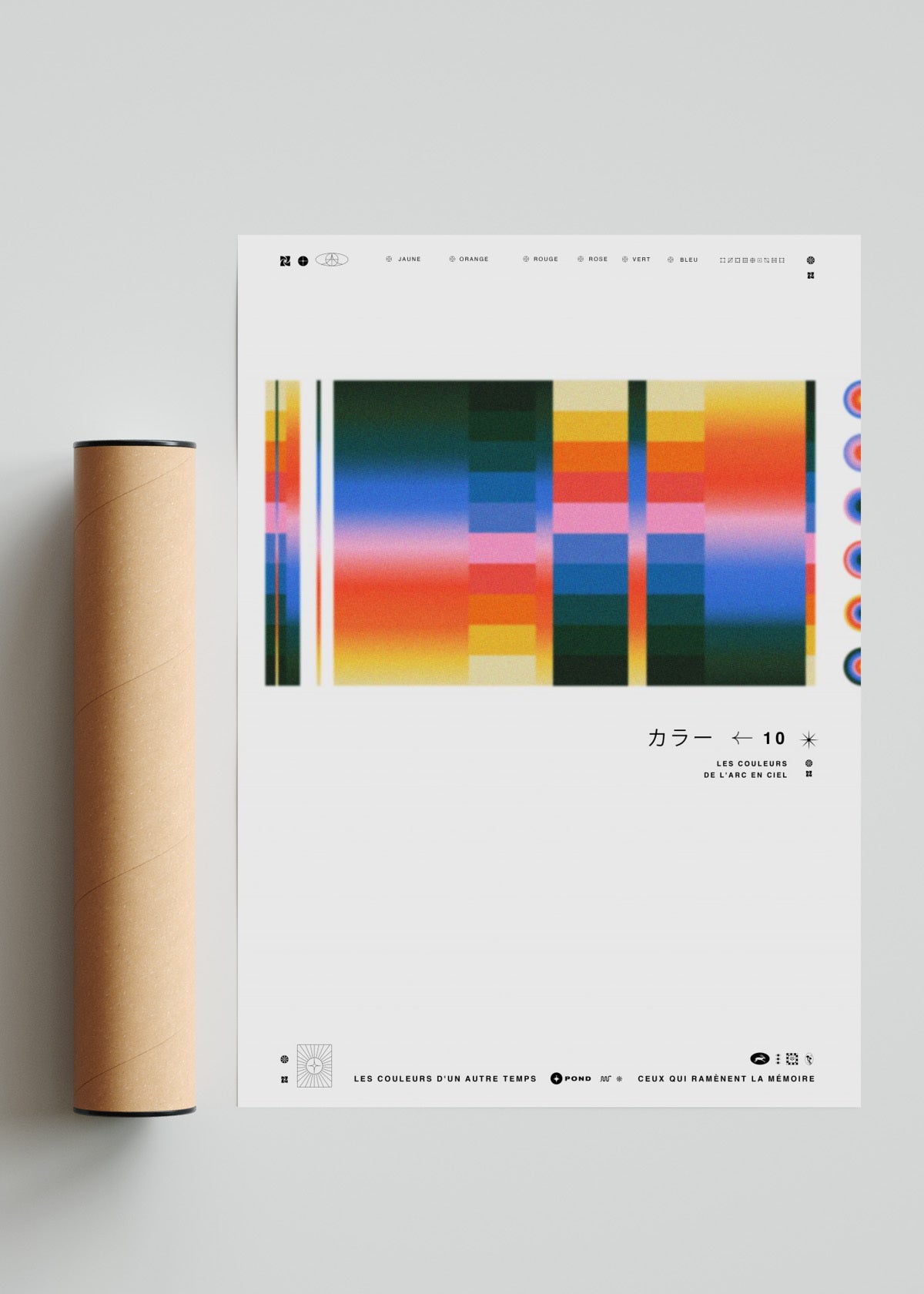Los colores de otro tiempo II - Retrato solo print