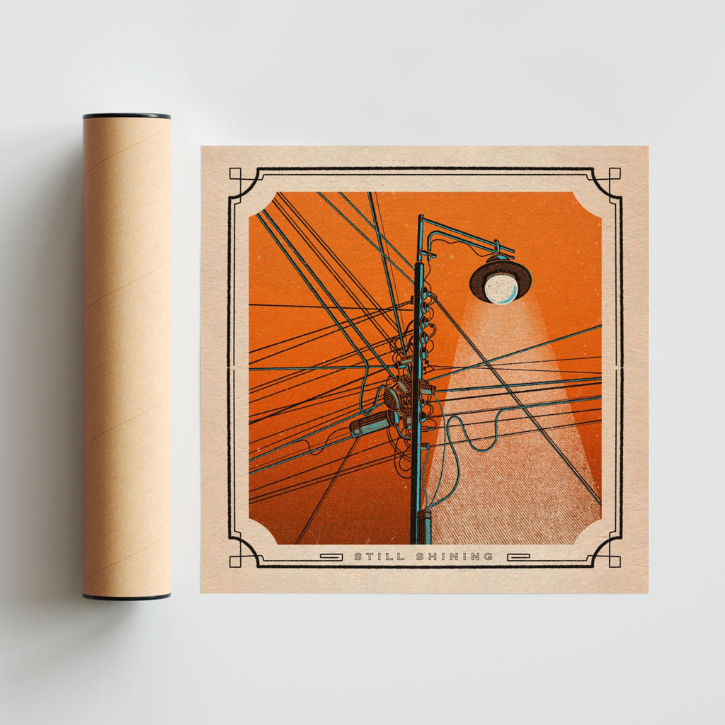 Still shining - Cuadrado solo print