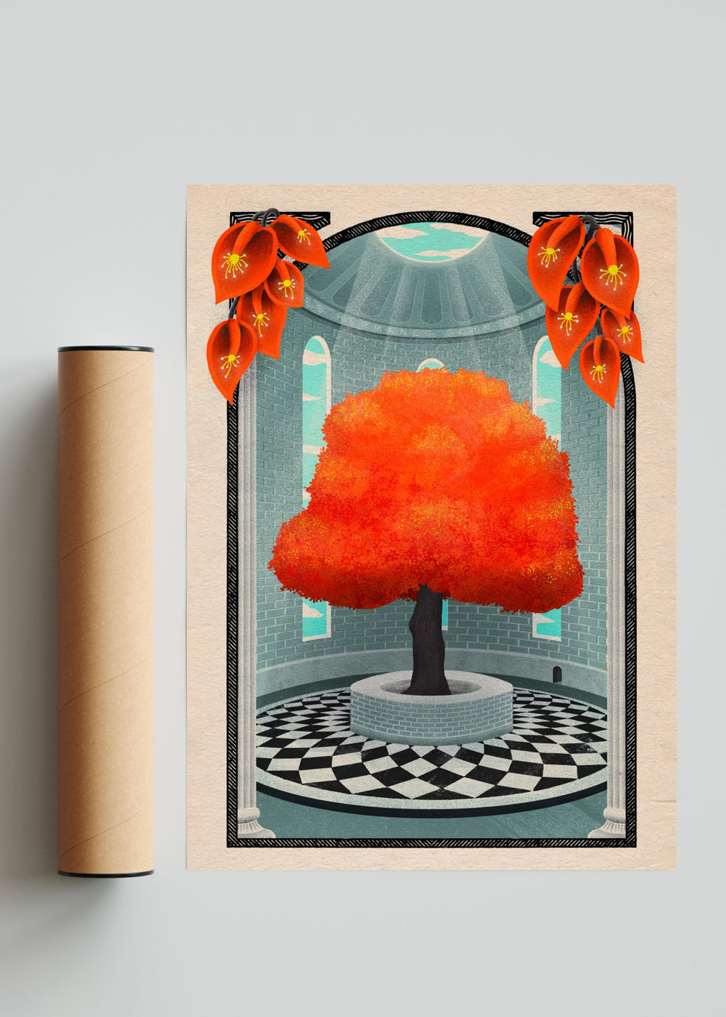 Trees of life - ceibo - Retrato solo print