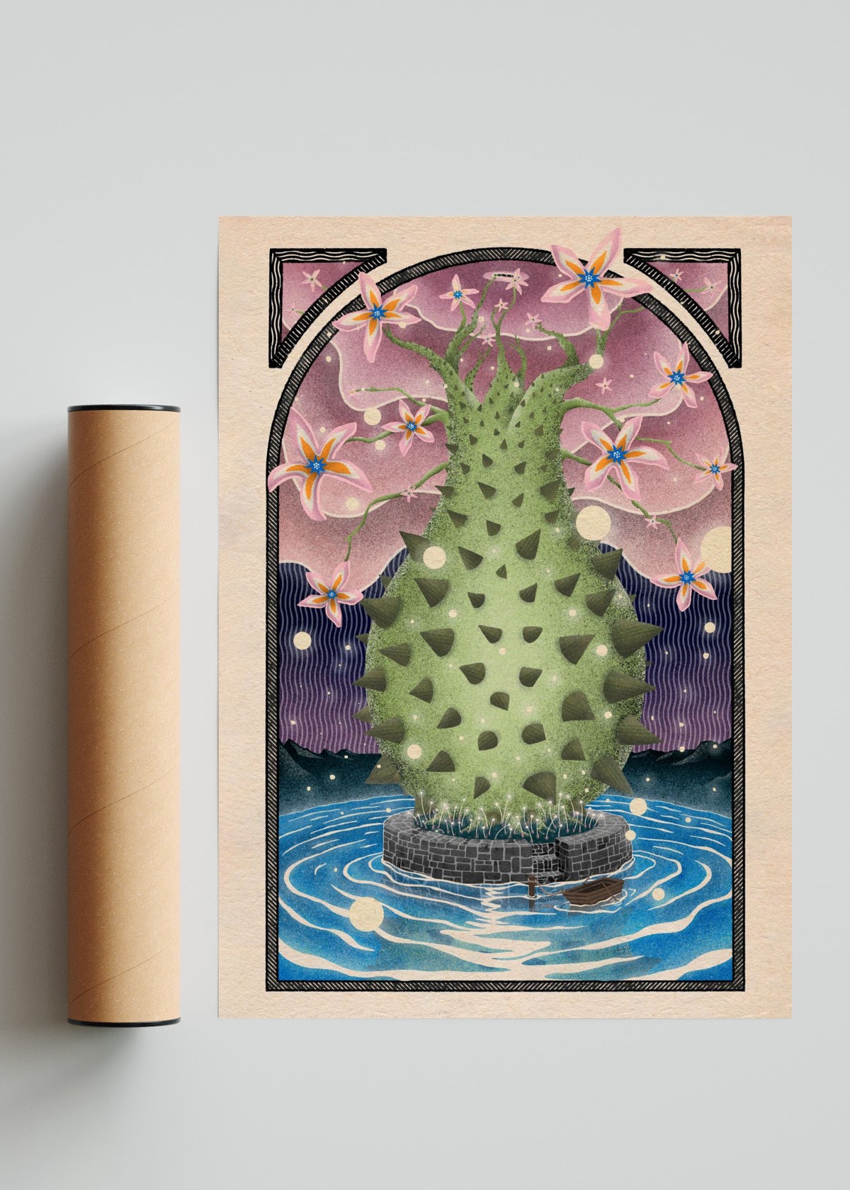 Trees of life - palo borracho - Retrato solo print
