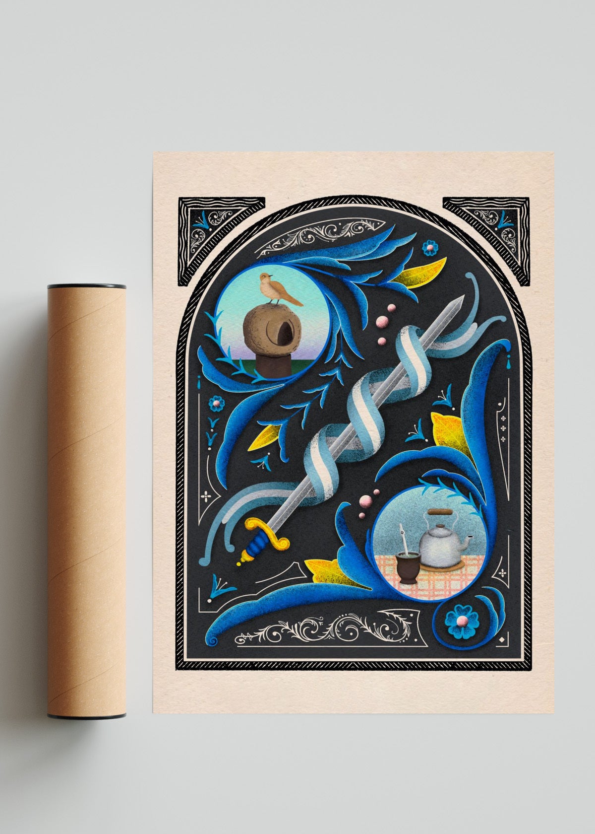 ARG blooming - Retrato solo print
